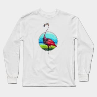 Flamingo Long Sleeve T-Shirt